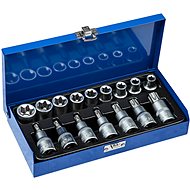 Nástavce Torx bity 1/2 sada 17dílná modrá - Bit Set