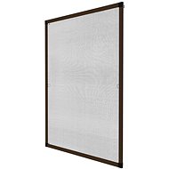 Insect screen for windows 130 × 150 cm brown - Support Net