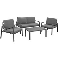 TECTAKE Set zahradního nábytku Göteborg, šedý - Zahradní nábytek