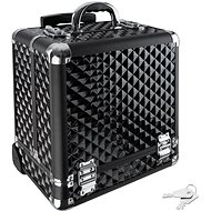 Cosmetic case on wheels black - Makeup Case