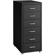 TECTAKE 41 × 28 × 69 cm, metal, black - Office Container