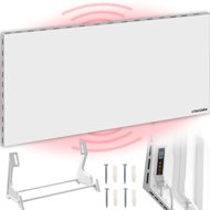 Tectake Hybrid infrared heater with thermostat and overheating protection 1100 W - Infrared Heater Panel