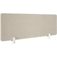 TECTAKE Noisy acoustic table divider, 143 cm, beige - Table Accessory
