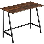 Tectake Desk Newton 100×50×77cm, Industrial dark wood - Writing Desk