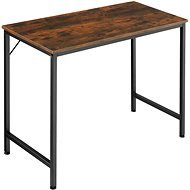 Tectake Psací stůl Jenkins, Industrial tmavé dřevo,80 cm - Desk