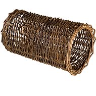 Tectake Willow wicker tunnel, brown - Cat Toy