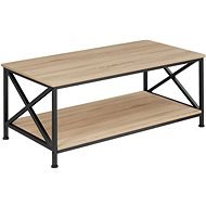 Tectake Konferenční stolek Pittsburgh, Industrial světlé dřevo, dub Sonoma - Konferenční stolek
