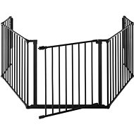 Tectake fireplace barrier Agni, black - Fireplace screen