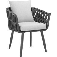 TecTake Lugano Garden chair, aluminium frame - Garden Armchair