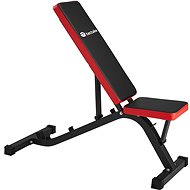 Tectake Adjustable inclined weight bench, black/red - Fitness Bench