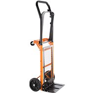 Tectake Multifunctional Rudder and Transport Platform Trolley in One - Orange - Hand Trolley