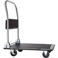 Tectake platform trolley with brakes - black, 150 kg - Cart