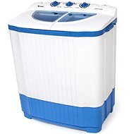 Tectake mini washing machine 4,5kg with wringer 3,5kg, white - Mini Washing Machine