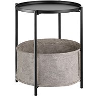 Tectake Odkládací stolek Canterbury 45,5×45,5×53cm, černá - Side Table
