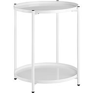 Tectake Odkládací stolek Oxford 45,5×45,5×53cm, bílá - Side Table