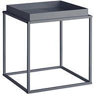 Tectake Odkládací stolek Cambridge 40×40×44cm, tmavě šedá - Side Table