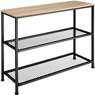 Tectake Console table Bristol 100×30×81cm, Industrial light wood, Sonoma oak - Side Table