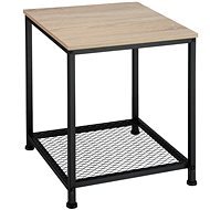 Tectake Odkladací stolík Derby 45,5 × 45,5 × 55,5 cm, Industrial svetlé drevo, dub Sonoma - Odkladací stolík