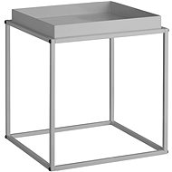 Tectake Odkládací stolek Cambridge 40×40×44cm, šedá - Side Table
