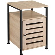 Tectake Coffee table Cork 40,5×40,5×60,5cm, Industrial light wood, Sonoma oak - Side Table