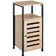 Tectake Storage table Durham 38,5×31,5×81cm, Industrial light wood, Sonoma oak - Side Table