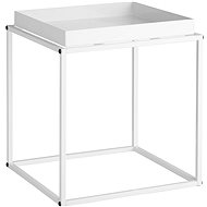 Tectake Odkládací stolek Cambridge 40×40×44cm, bílá - Side Table