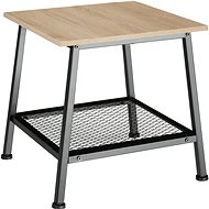 Tectake Odkládací stolek Bedford 45,5×45×47cm, Industrial světlé dřevo, dub Sonoma - Side Table