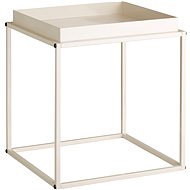 Tectake Odkládací stolek Cambridge 40×40×44cm, krémová - Side Table
