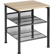 Tectake Odkládací stolek Lincoln 40,5×40×50,5cm, Industrial světlé dřevo, dub Sonoma - Side Table