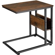 Tectake Wigan coffee table 55×36,5×60cm, Industrial dark wood - Side Table