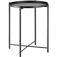 Tectake Odkládací stolek Chester 45,5×45,5×53cm, černá - Side Table
