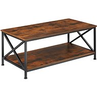 Tectake Konferenční stolek Pittsburgh, Industrial tmavé dřevo - Side Table