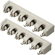 Tectake 2 Cleaning tool racks, beige - Tool Organiser