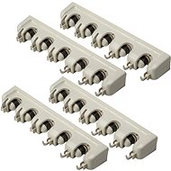 Tectake 4 Cleaning tool racks, beige - Tool Organiser