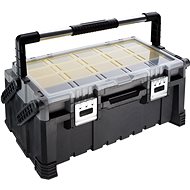 Tectake Edgar tool box, black/yellow - Toolbox