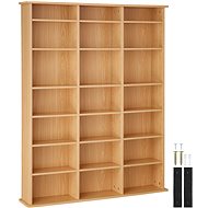 Tectake Stevie 105,5 × 19 × 136,5 cm - beech - Shelving Unit