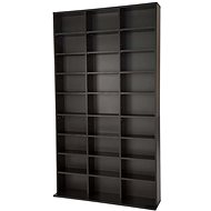 Tectake Christel 180 × 102 × 23,5 cm - black - Shelving Unit