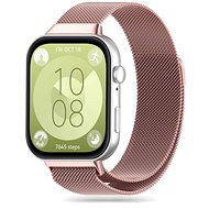Tech-Protect Milanese on Huawei Watch Fit 3, rose gold - Watch Strap