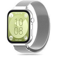 Tech-Protect Milanese on Huawei Watch Fit 3, silver - Watch Strap