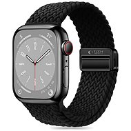 Tech-Protect Nylon Mag for Apple Watch 44 / 45 / 49 mm, black - Watch Strap