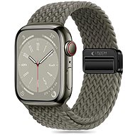 Tech-Protect Nylon Mag for Apple Watch 44 / 45 / 49 mm, olive grey - Watch Strap