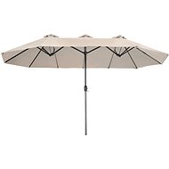 TECTAKE Slunečník zahradní SILIA, béžový 460 × 270cm - Slunečník
