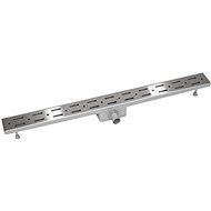 tectake sprchový odtokový žlábek s roštem nerez, 100 cm - Shower Drain