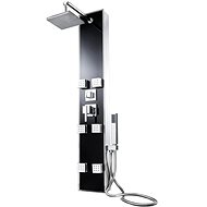tectake hydromasážní panel s 6 tryskami - černý - Shower Panel