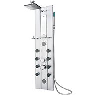 tectake hydromasážní sprchový panel s 10 tryskami - stříbrný - Shower Panel