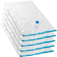 Tectake 5 Vacuum Clothes Bags, L (60×95 cm) - Vacuum Bag