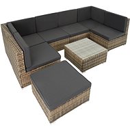 TECTAKE Garden furniture set BENATHY, natural - Garden Furniture