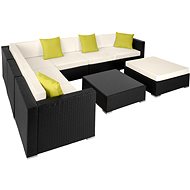 TECTAKE Set zahradního nábytku Marbella, černý - Zahradní nábytek