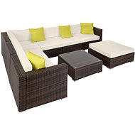 TECTAKE Set zahradního nábytku Marbella, hnědý - Zahradní nábytek