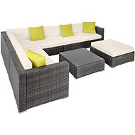 TECTAKE Set zahradního nábytku Marbella, šedý - Zahradní nábytek
